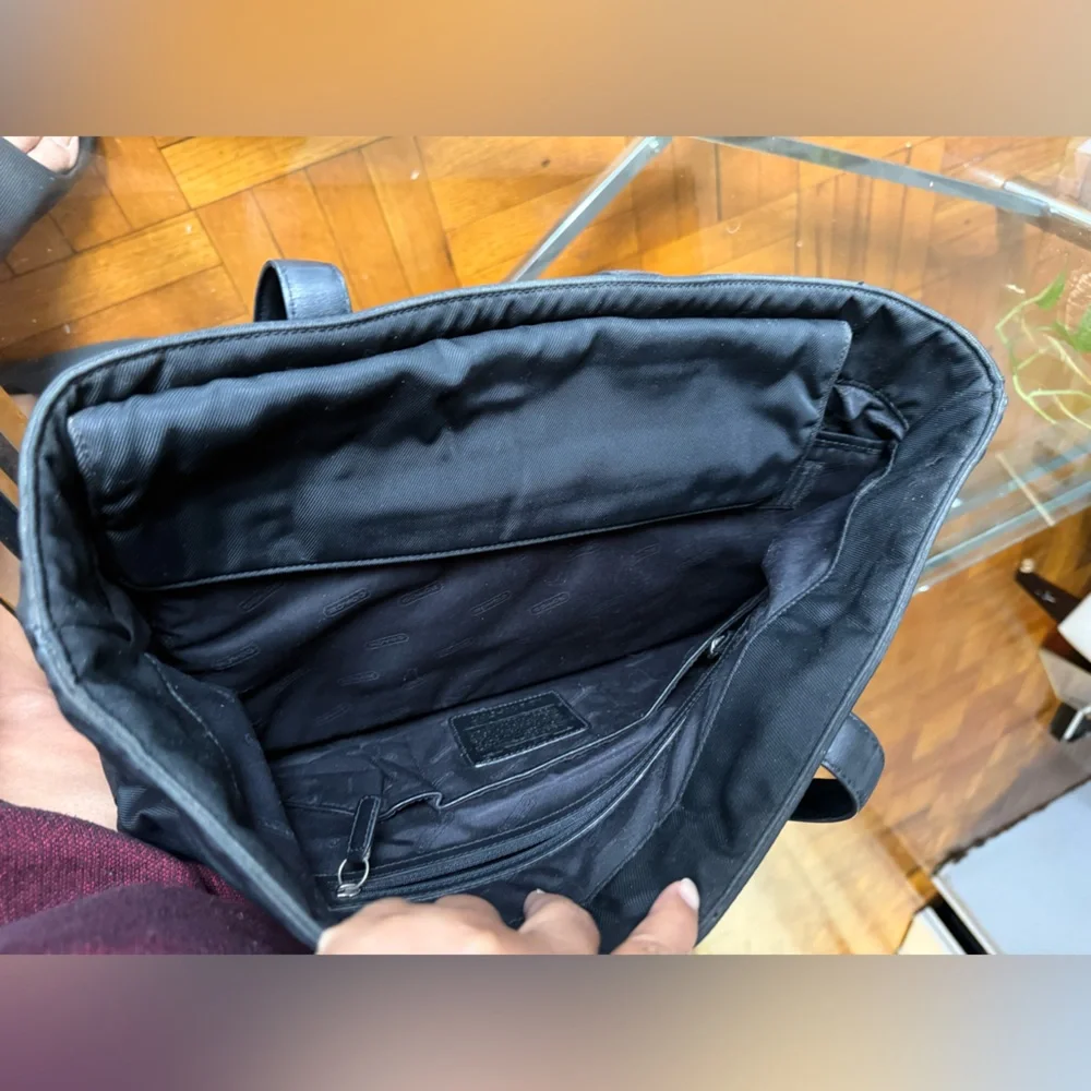 COACH VINTAGE New York Mercer Padded Laptop Tote Bag Black